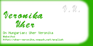 veronika uher business card